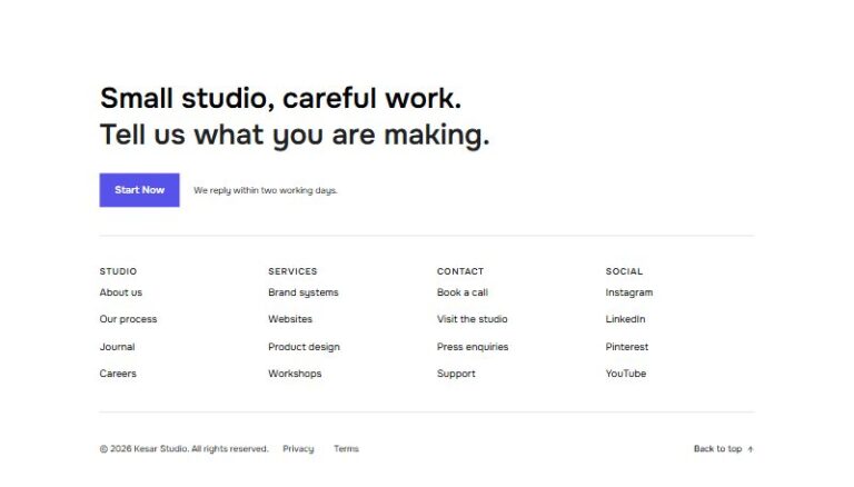 Accordion Link Footer preview