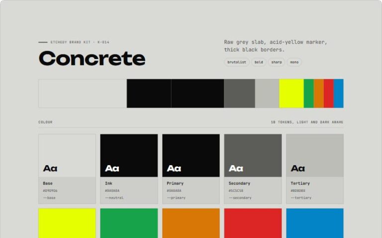 Concrete preview