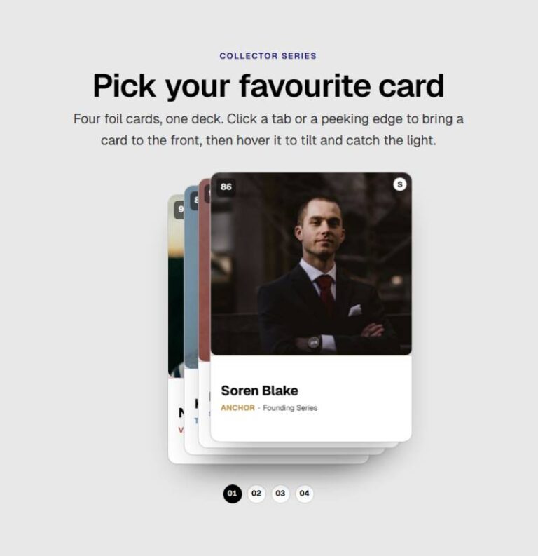 Collector Card Deck preview