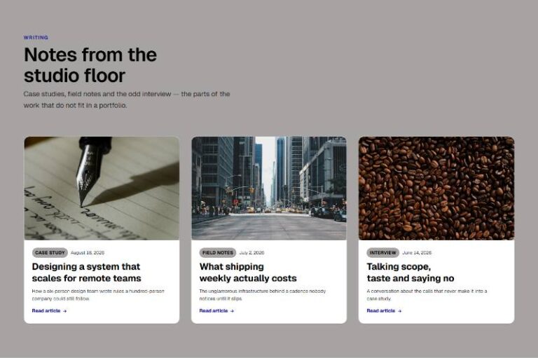Editorial Case Study Card preview