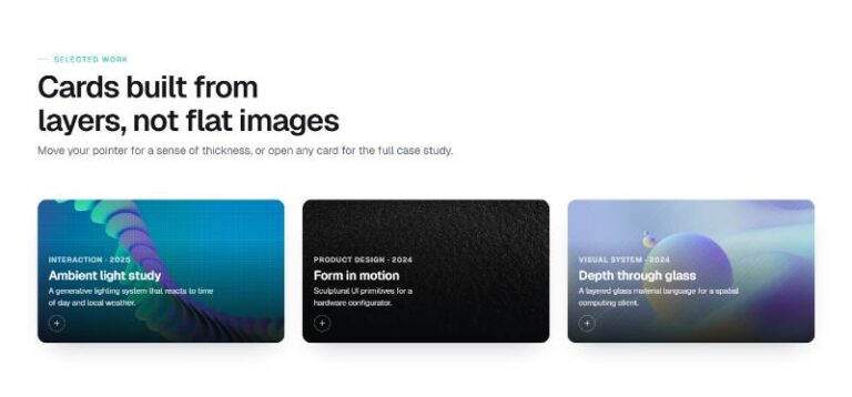 Layered Parallax Project Card preview