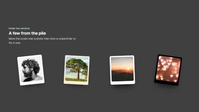 Polaroid Tilt Flip Card preview