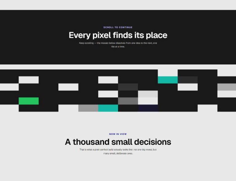 Pixel Mosaic Transition preview