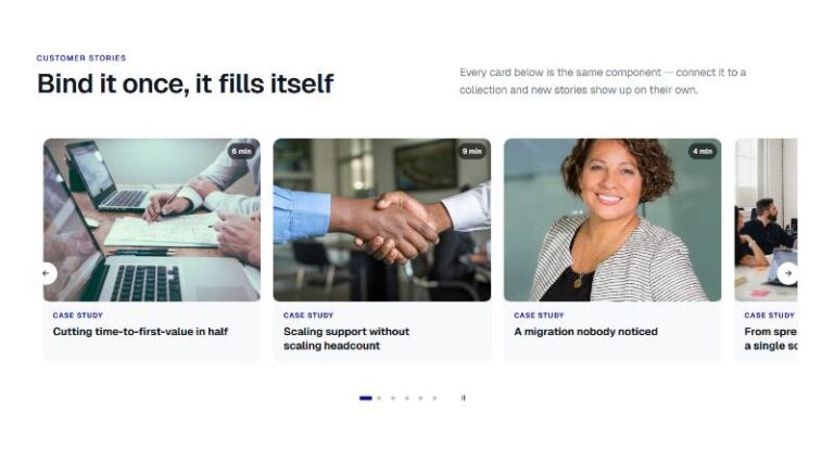 Auto-Binding CMS Carousel preview
