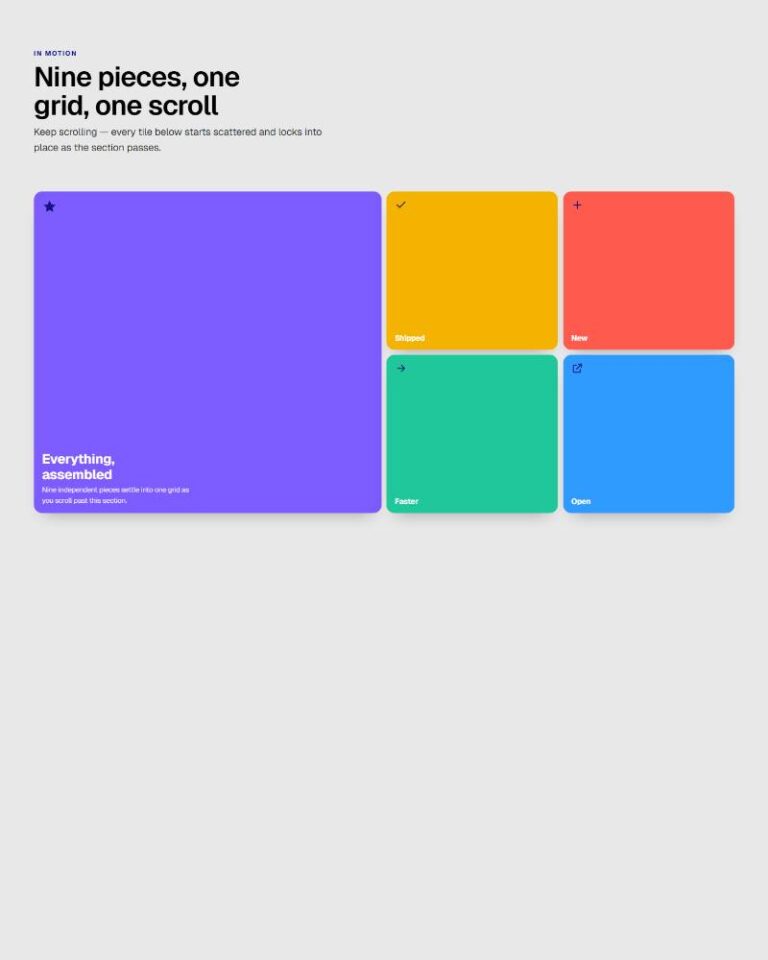 Scroll Assembly Bento preview