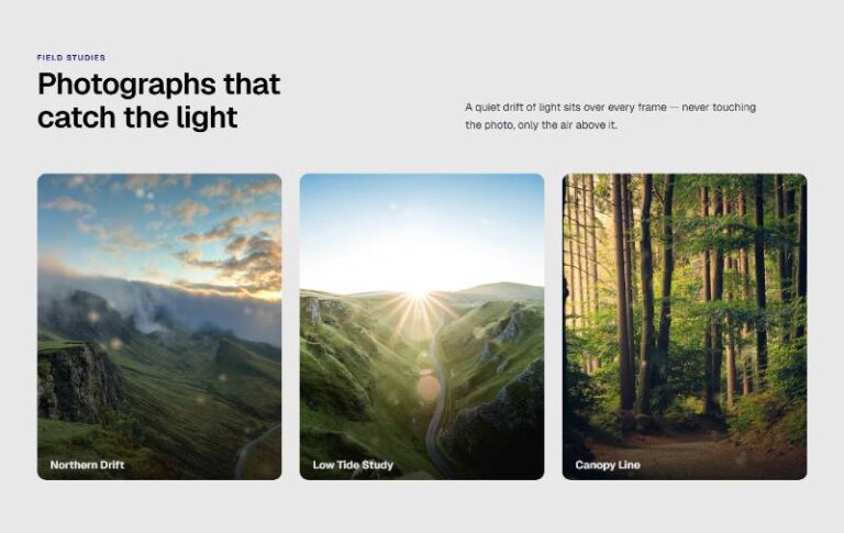 Ambient Bokeh Photo Card preview