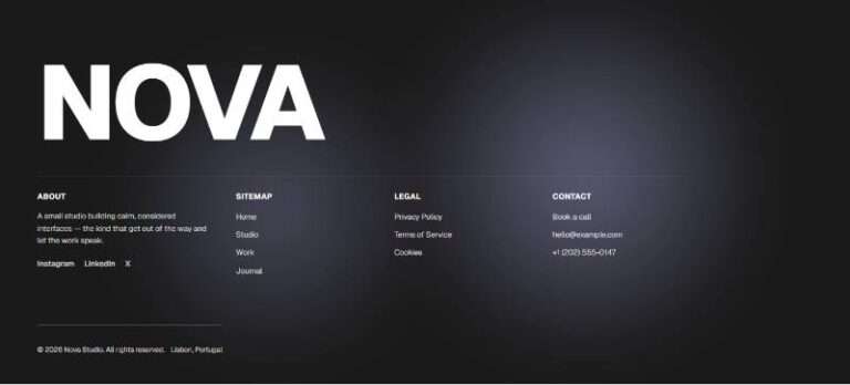 Aurora Wordmark Footer preview