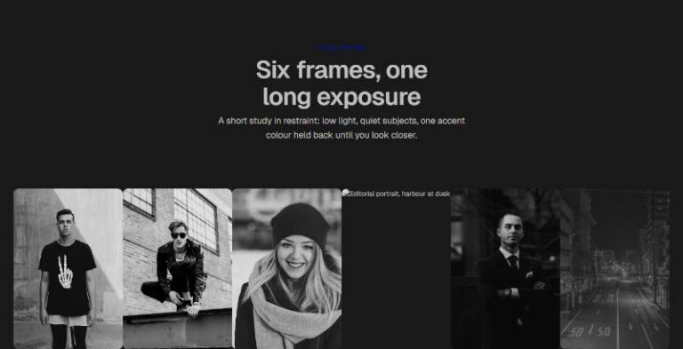 Editorial Duotone Panels preview