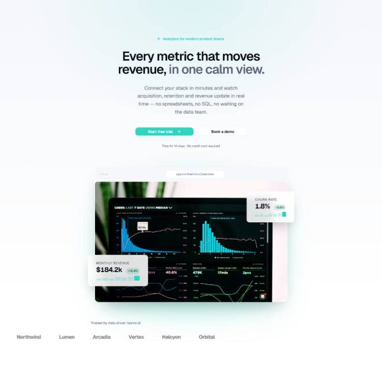 Hero with Image preview