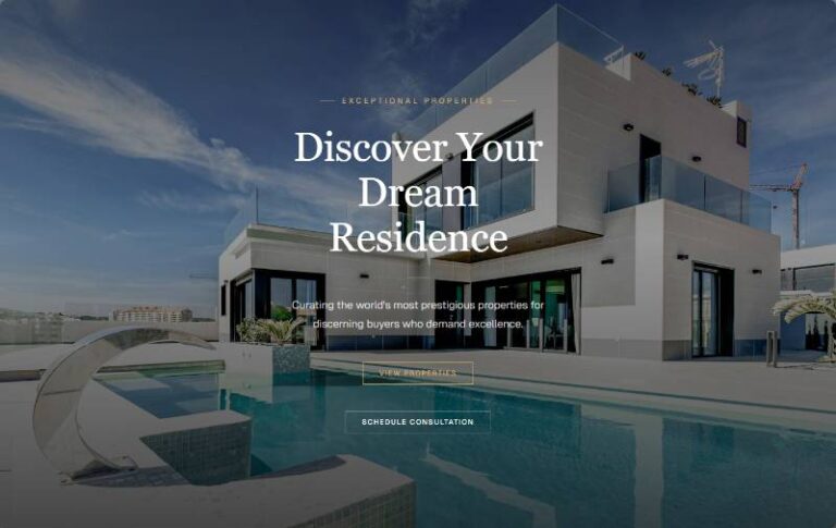 Luxury Real Estate Hero preview