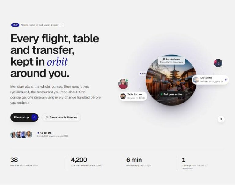 Orbit Hero Section preview