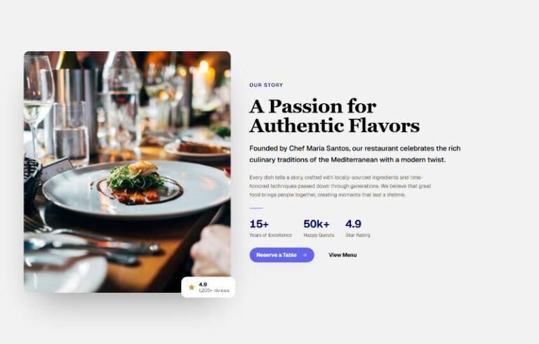 Restaurant Dining Hero preview