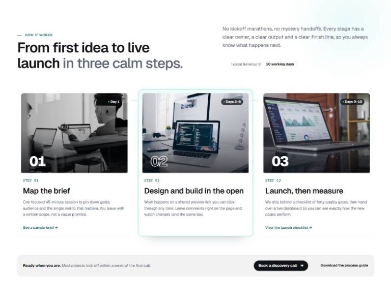 Step Cards With Media preview