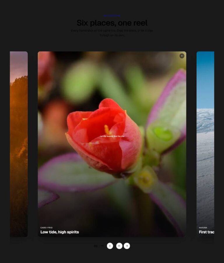 Coverflow Video Reel preview