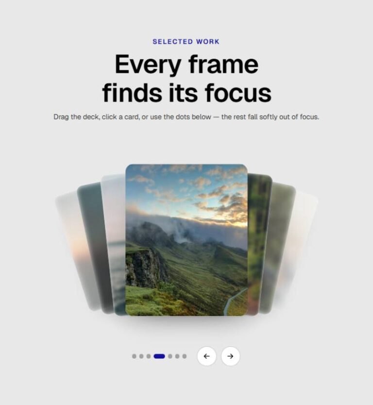 Layered Focus Carousel preview
