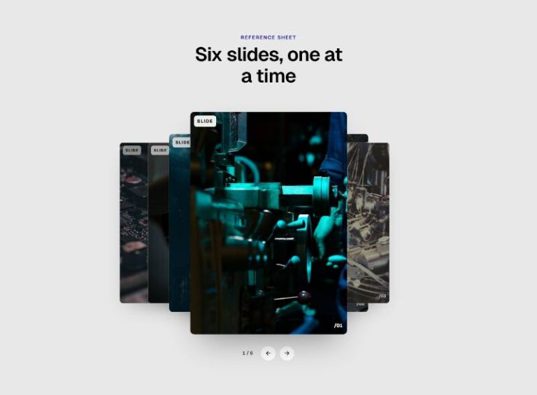 Spec Sheet Slide Viewer preview