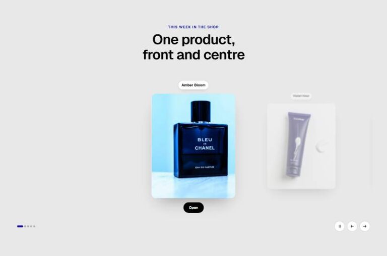 Spotlight Product Carousel preview