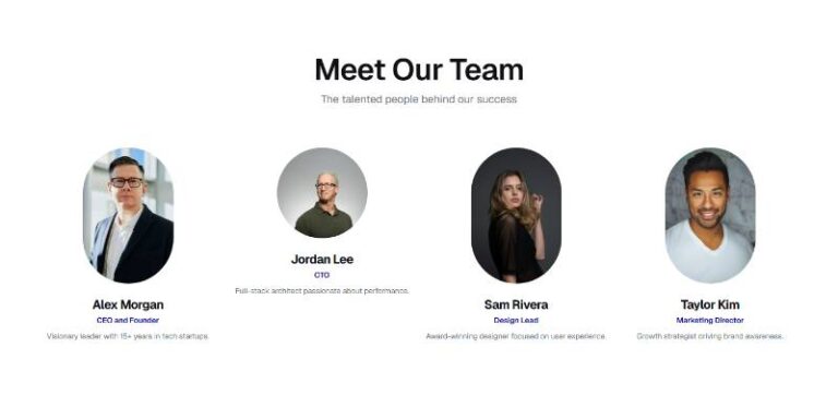 Team Grid preview