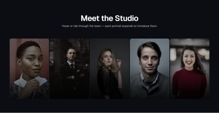 Team Image Accordion preview