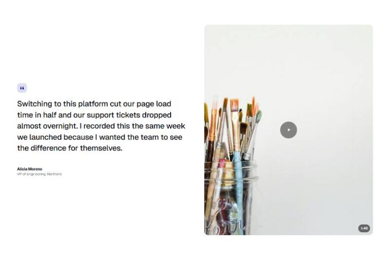 Video Testimonial preview