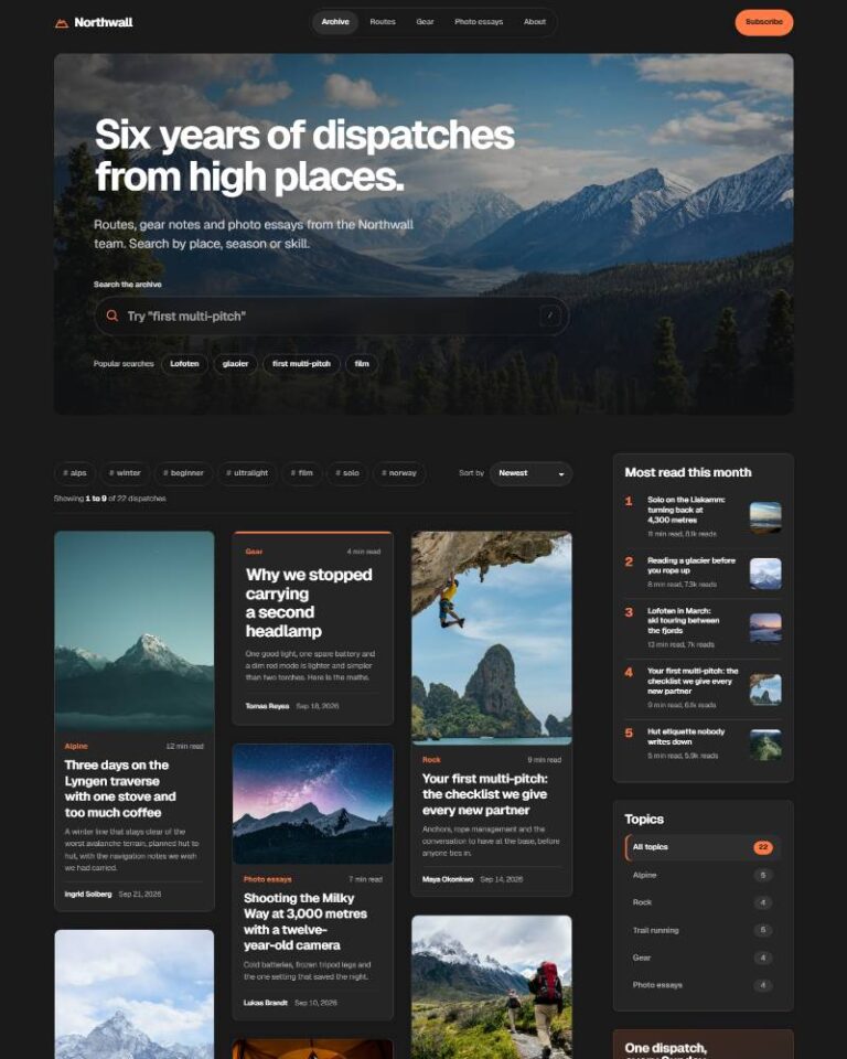 Masonry Search Archive preview