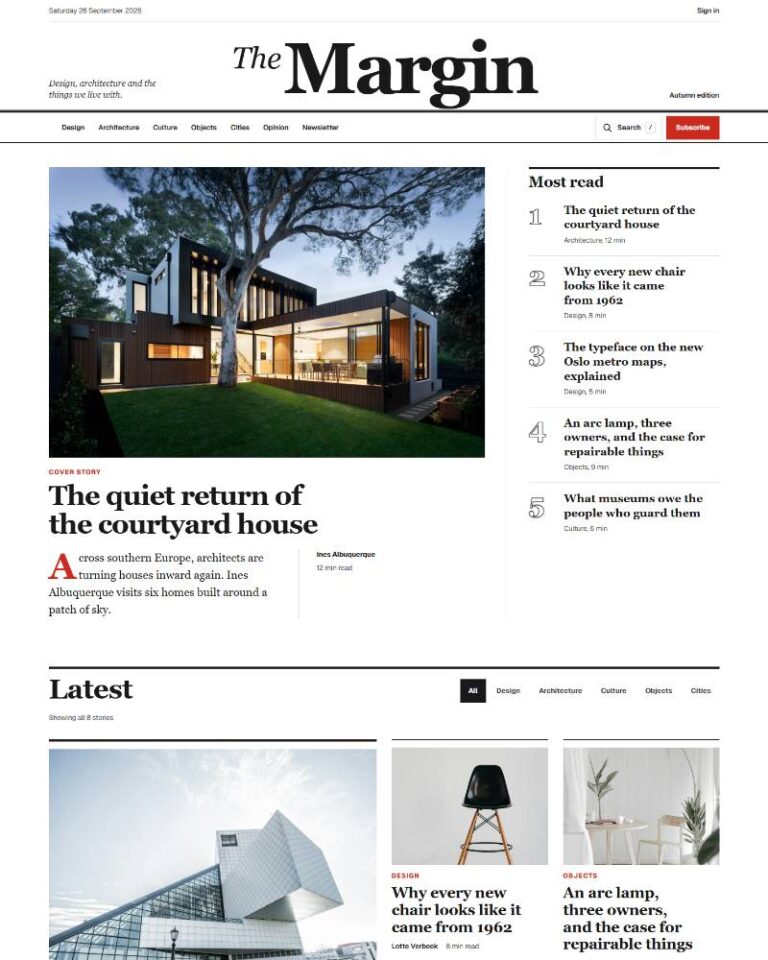 The Margin Magazine preview