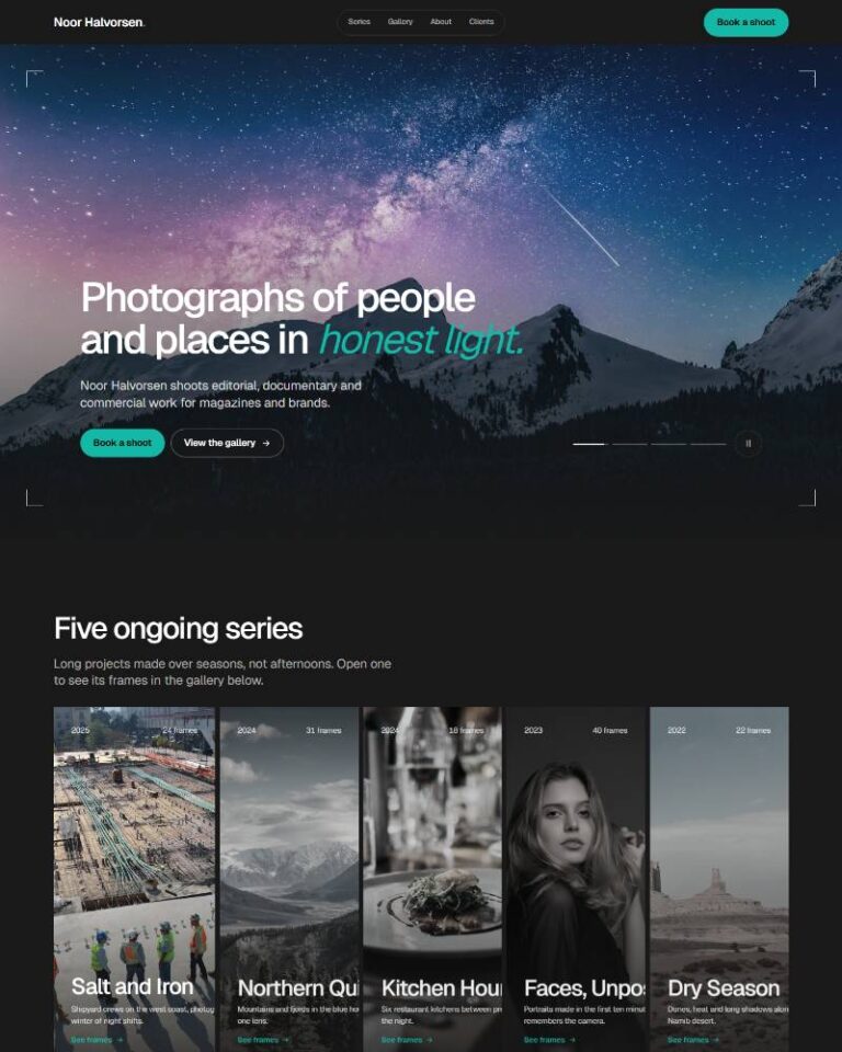 Lens Photographer Portfolio preview