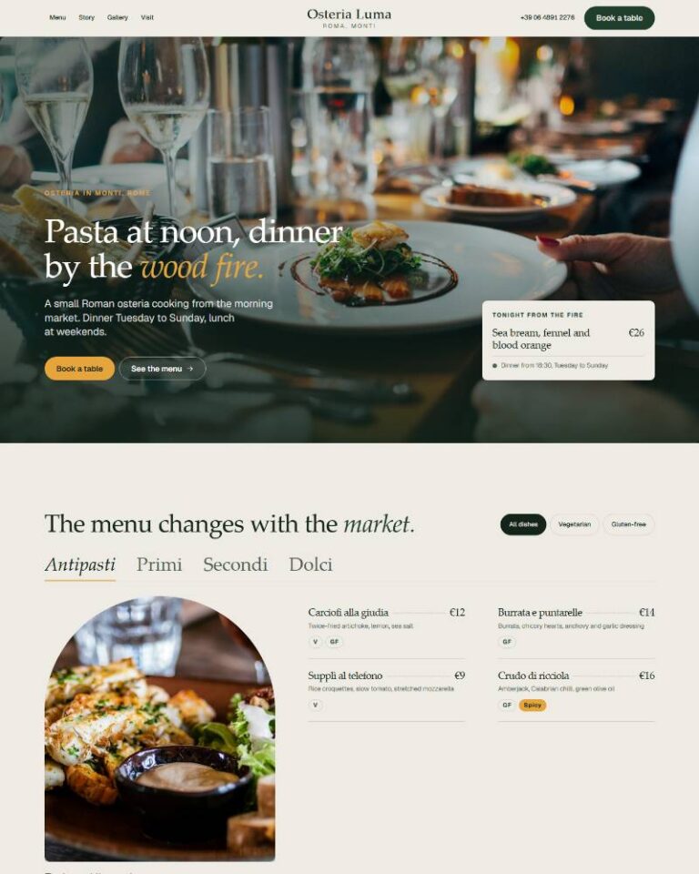 Osteria Luma Restaurant preview