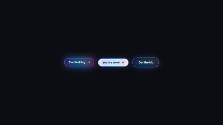 Gradient Border Glow Button preview