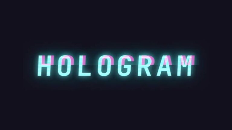 Holograph - Hologram Text preview