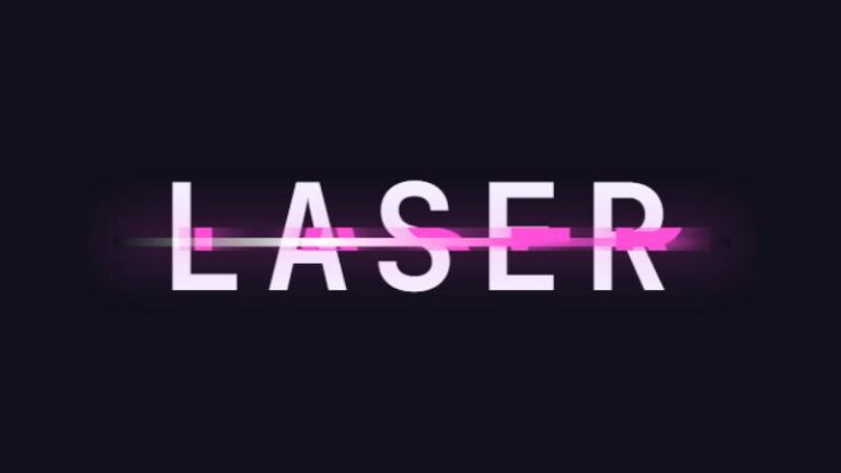 Laser-Cut - Laser Cut Text preview