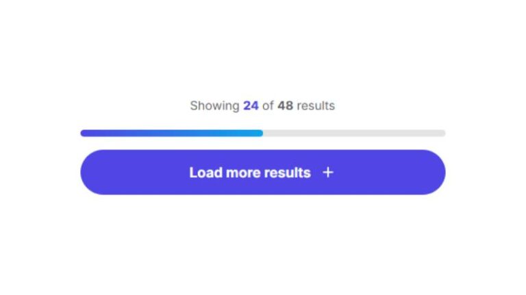 Load More Progress preview
