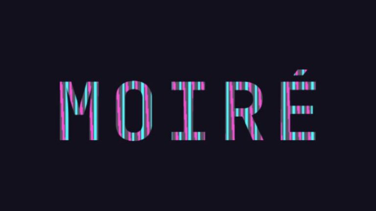 Moiré - Moiré Pattern Text preview