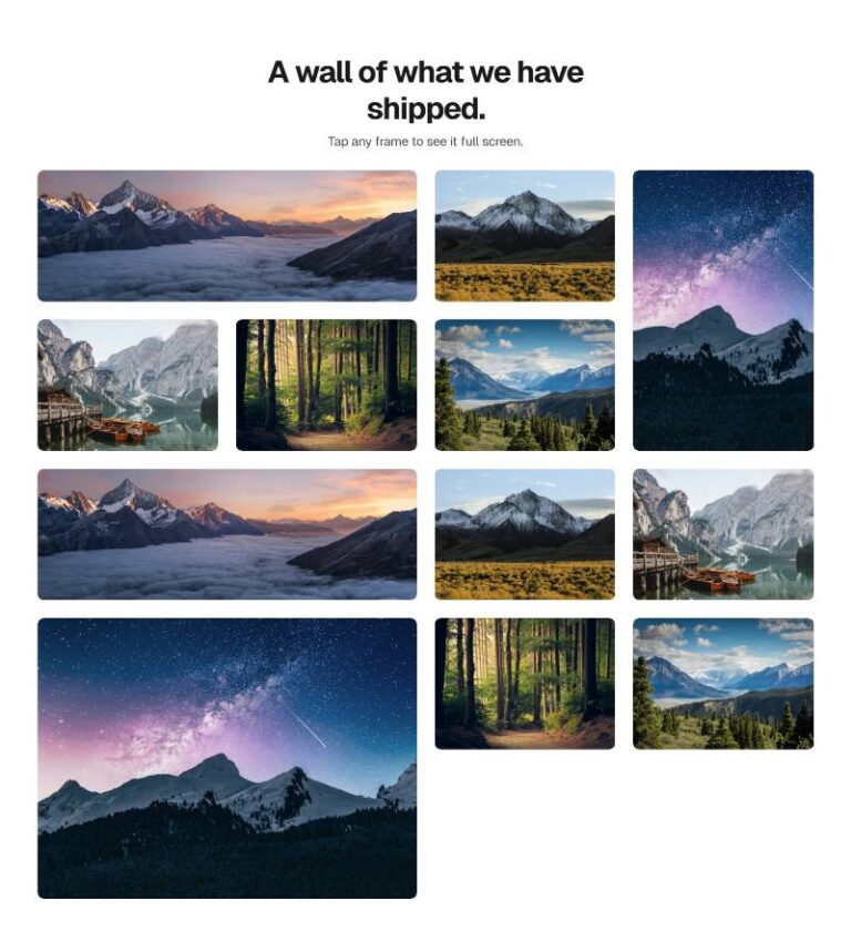 Mosaic Lightbox Gallery preview