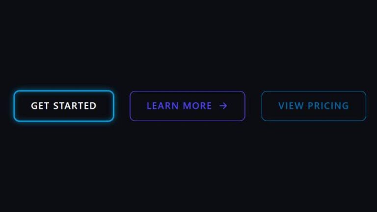 Neon Edge Button preview