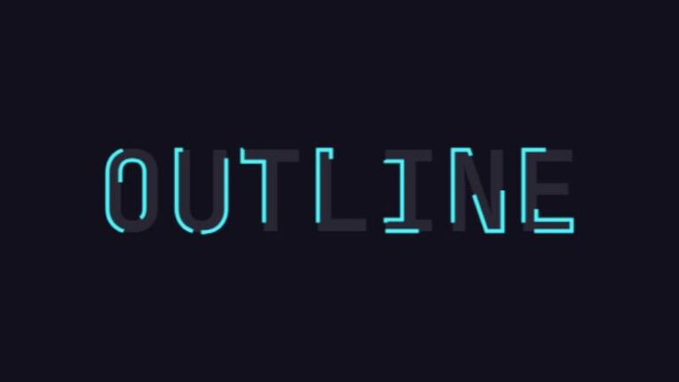 Wireframe - Animated Outline Text preview