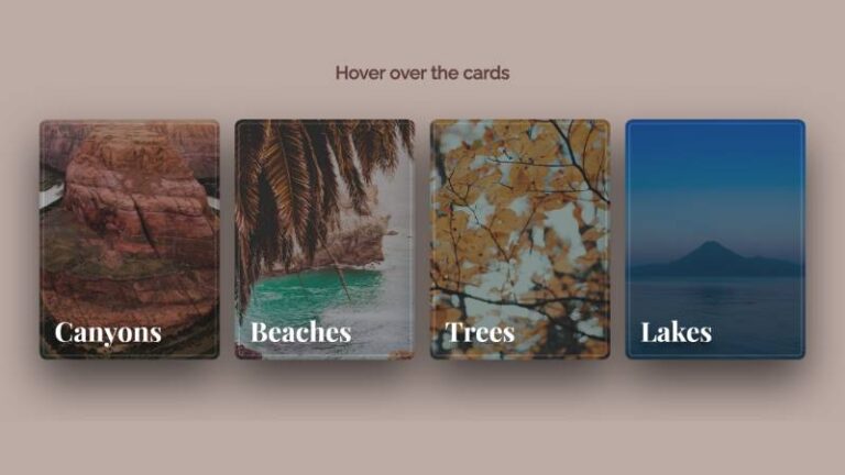 Parallax Depth Card preview