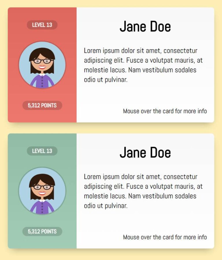 Player Stats Card preview