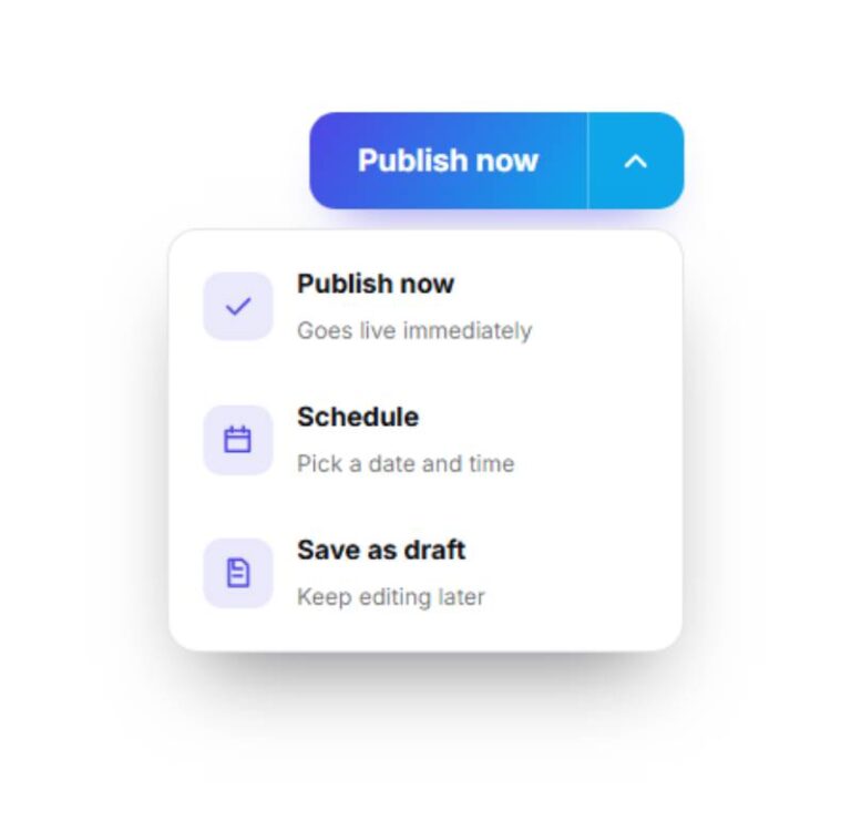 Split Action Button preview