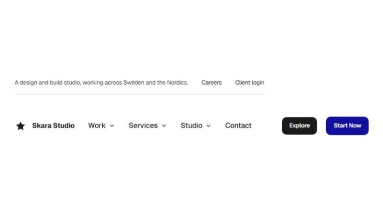 Studio Utility Header preview