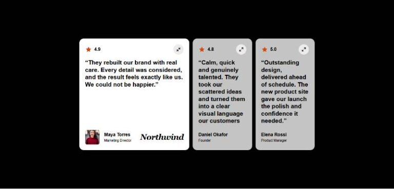 Unfold Quote Cards preview