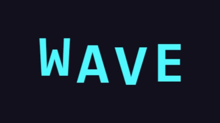 Tidal-Type - Wavy Text preview